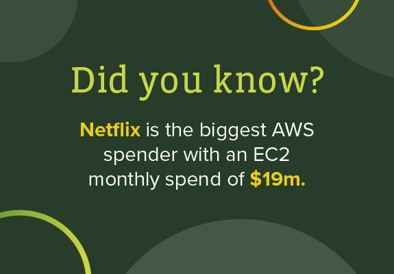 netflix is AWS' biggest spender
