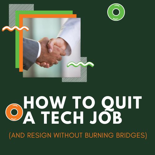 5 steps to quitting your tech job